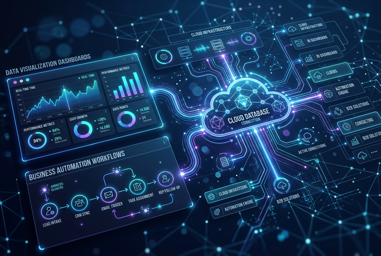 Integración de software de automatización y almacenamiento en la nube